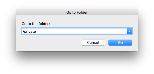 Go To Folder...