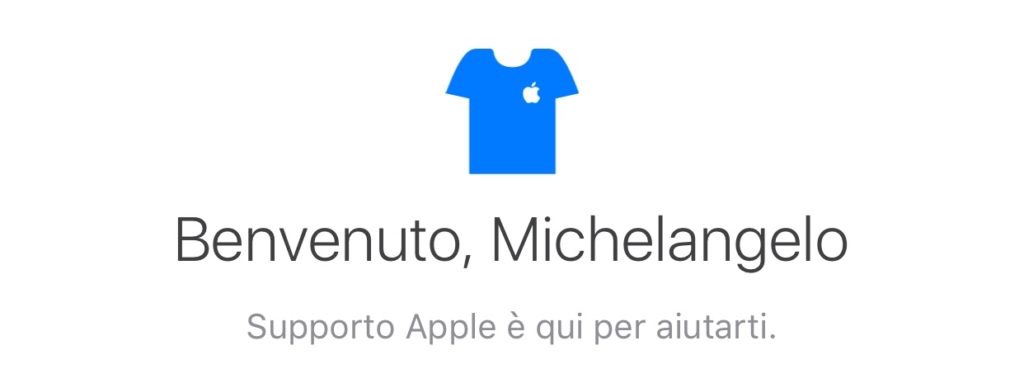 Supporto Apple disponibile anche in Italia