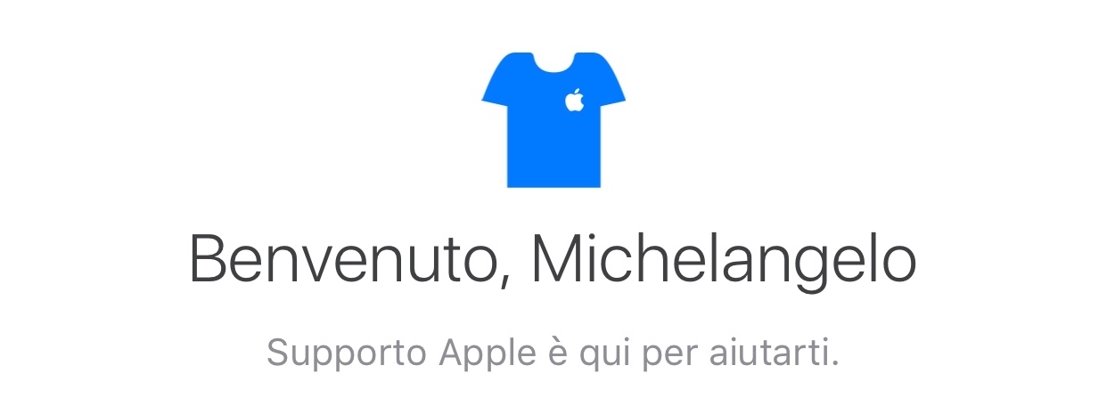 Supporto Apple disponibile anche in Italia