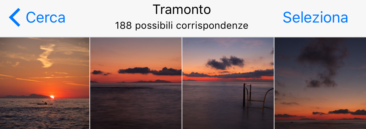 Trovare velocemente le foto su iPhone